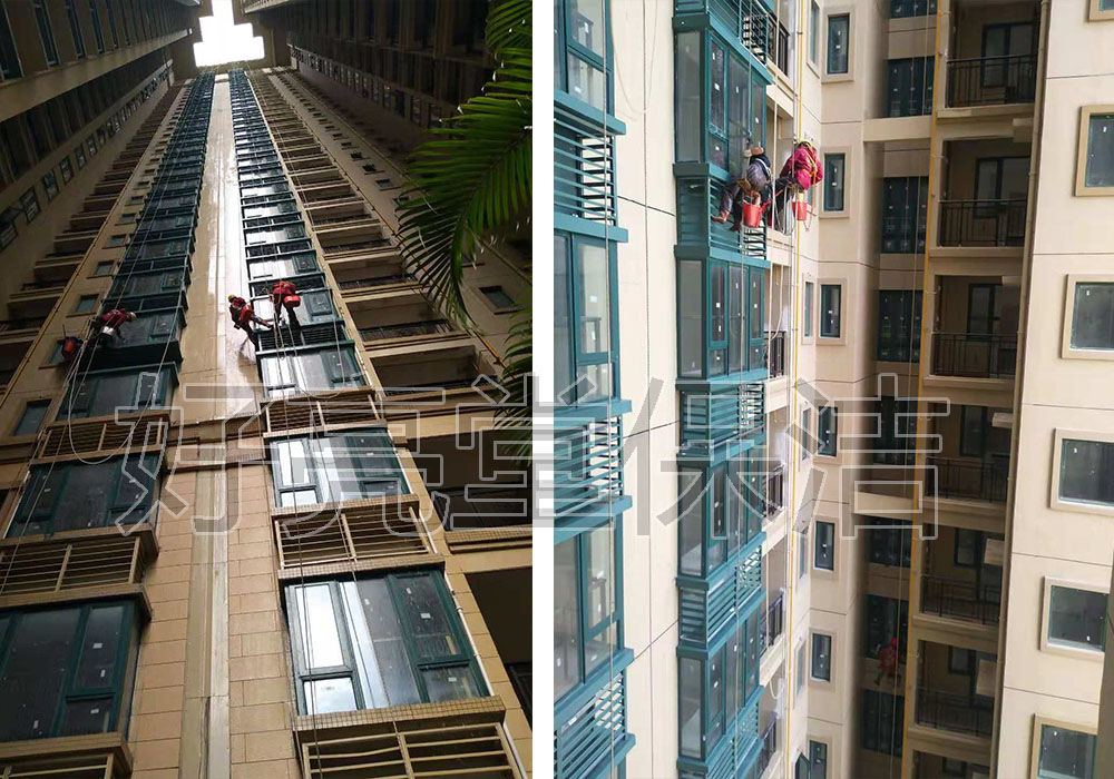 外墻清洗-清遠恒大樓盤